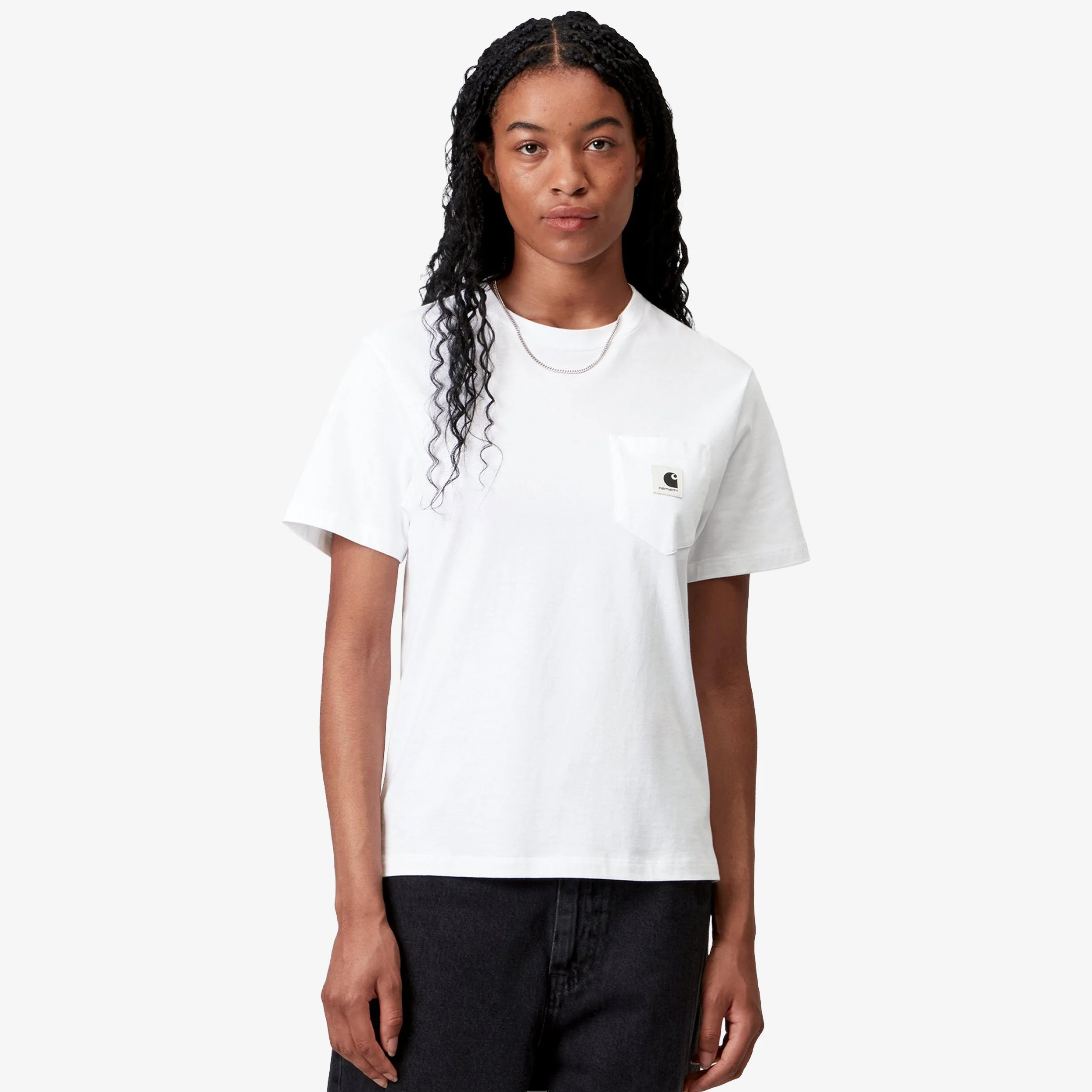 Wmns Short Sleeve Pocket T-Shirt - Image 3