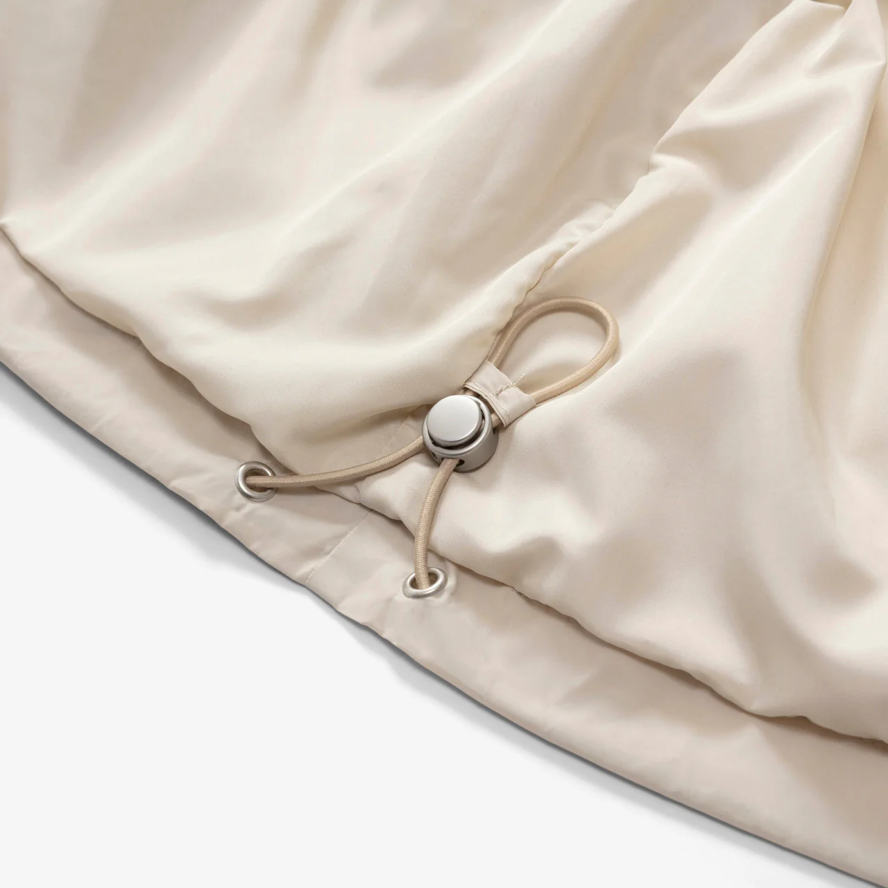 Wmns Nylon Windbreaker Midi Jacket - Image 9