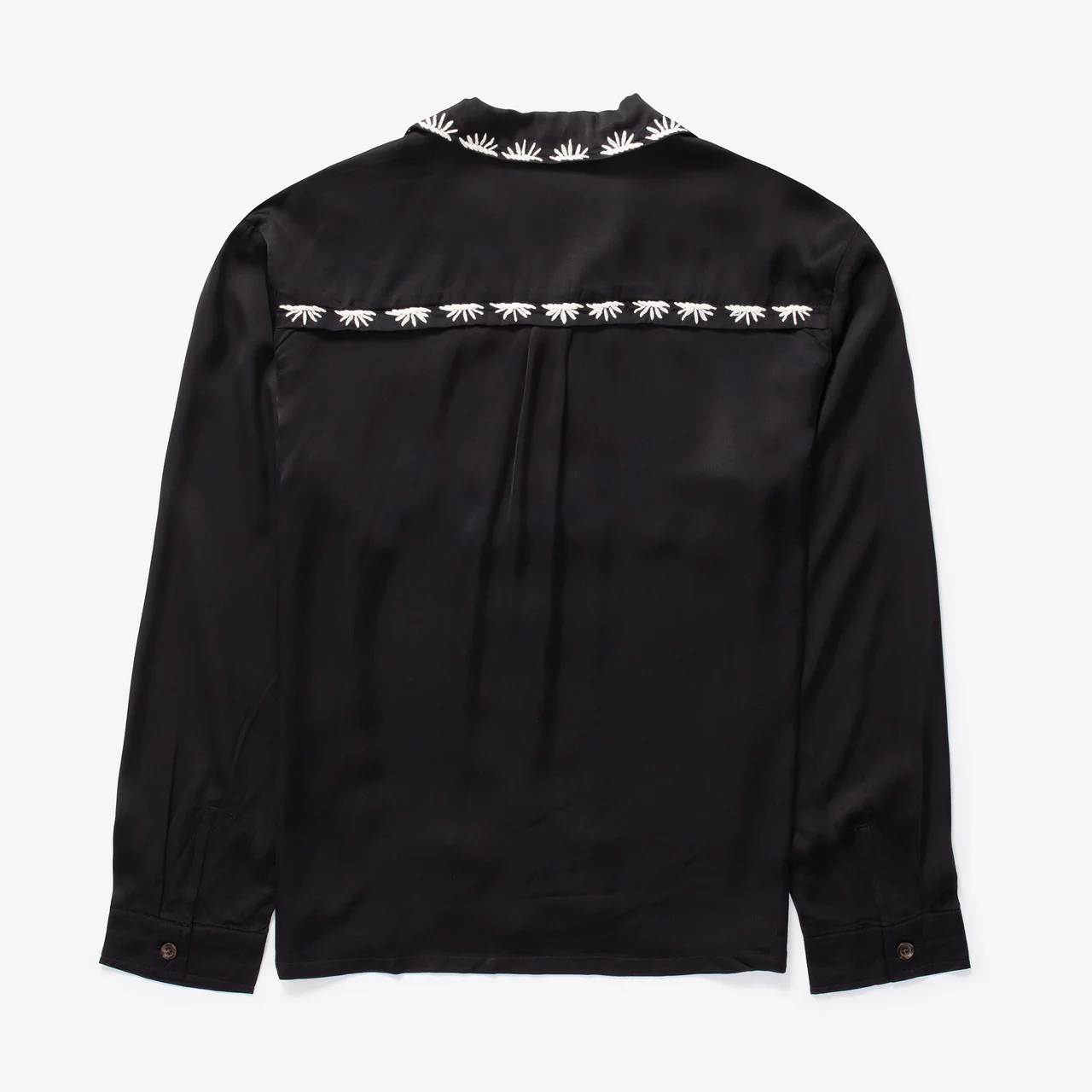 Palm Stitch Long Sleeve Button Up - Image 2