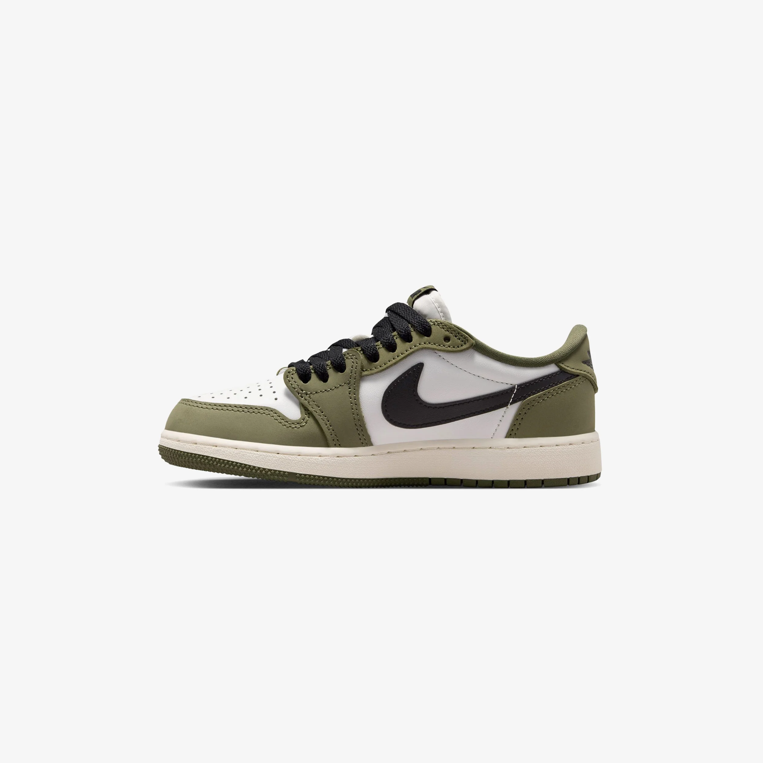 Air Jordan 1 Retro Low "Medium Olive" (GS) - Image 5