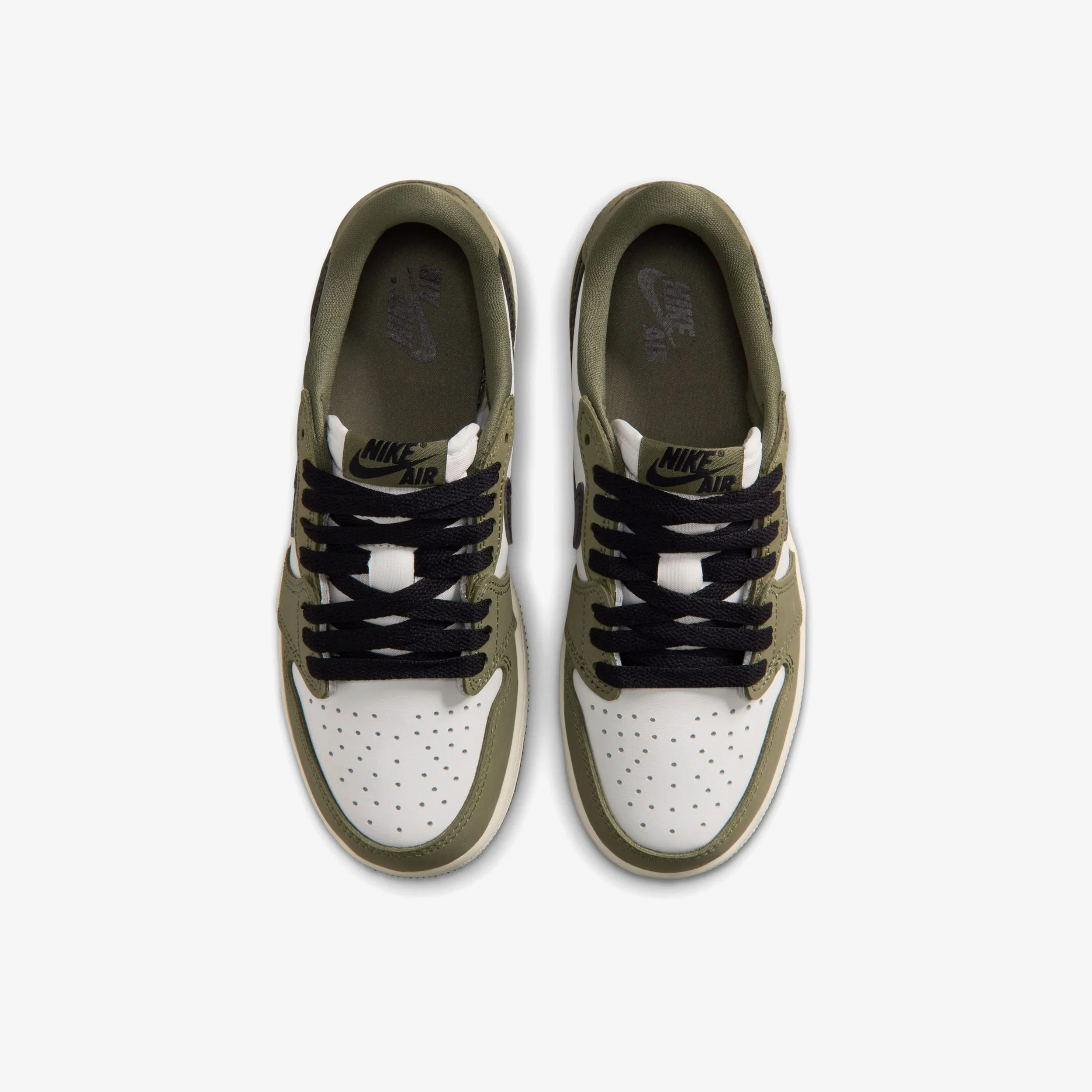 Air Jordan 1 Retro Low "Medium Olive" (GS) - Image 8