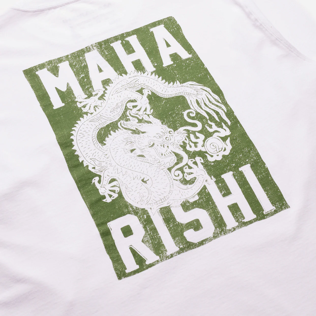 Woodblock Dragon Long Sleeve T-Shirt - Image 4