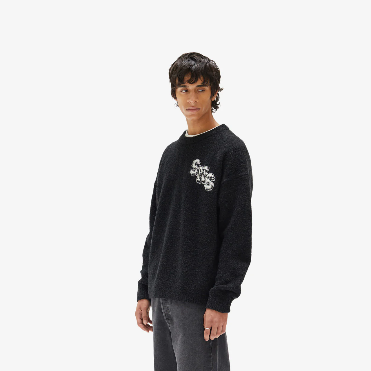 Boucle Knit Crewneck - Image 4