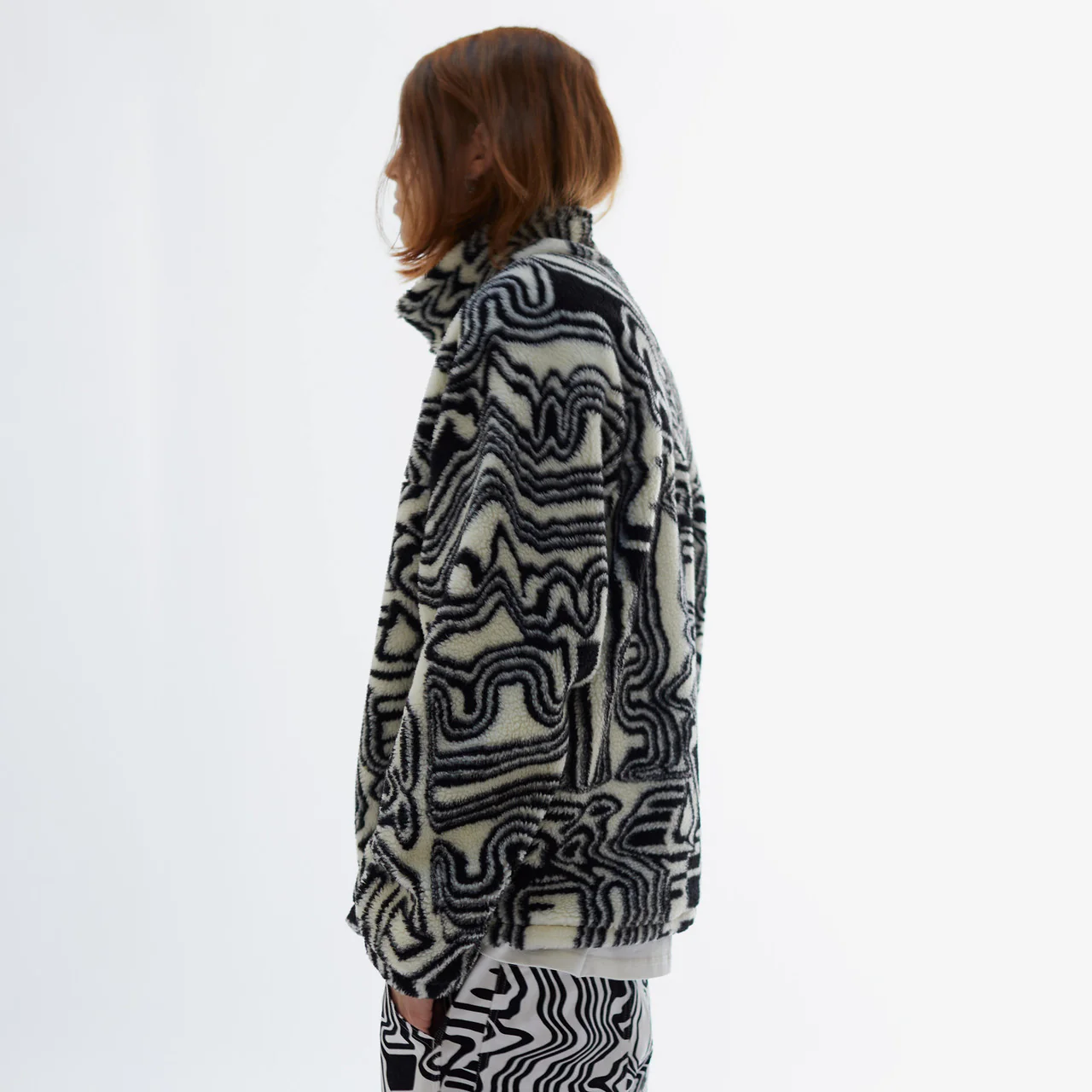 Distorted Fleece Jacket - Image 8