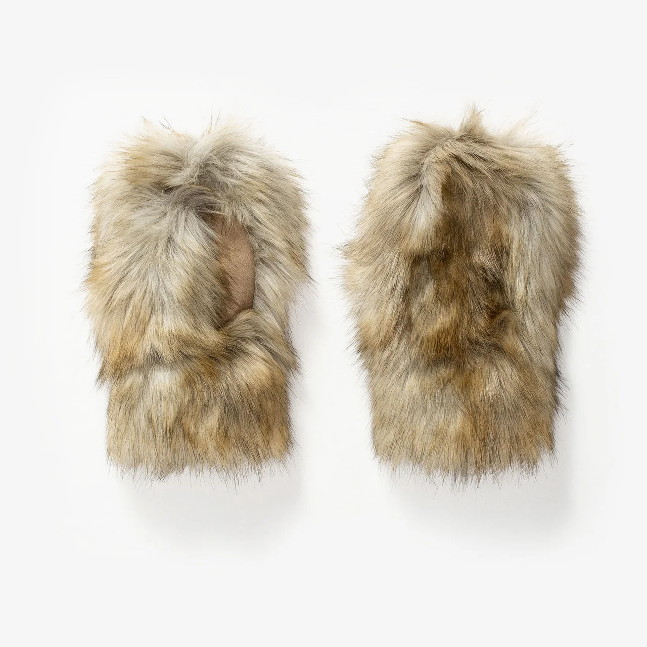 Faux Fur Mittens - Image 2