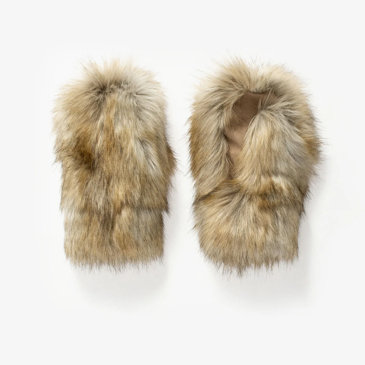 Faux Fur Mittens - Image 3