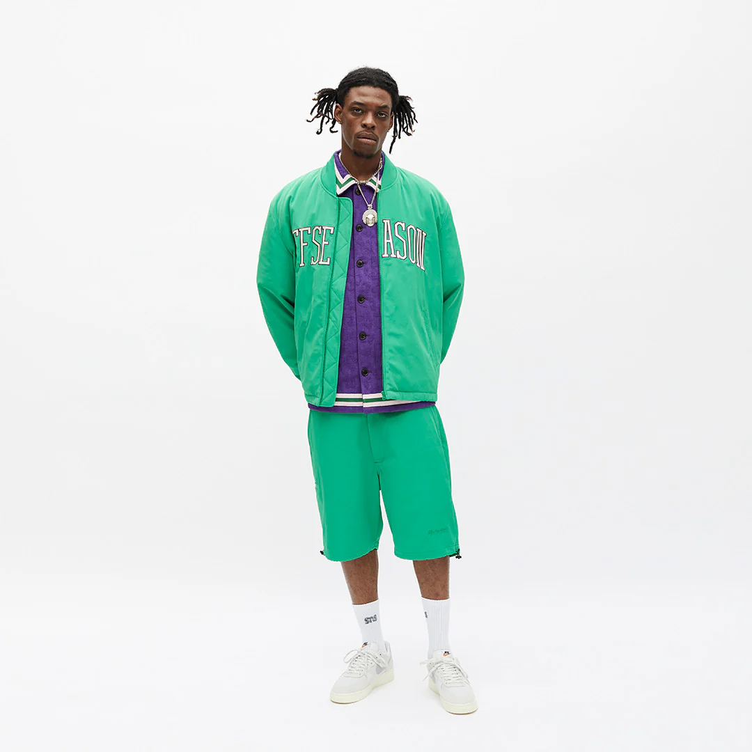Nylon Varsity Jacket - Image 3