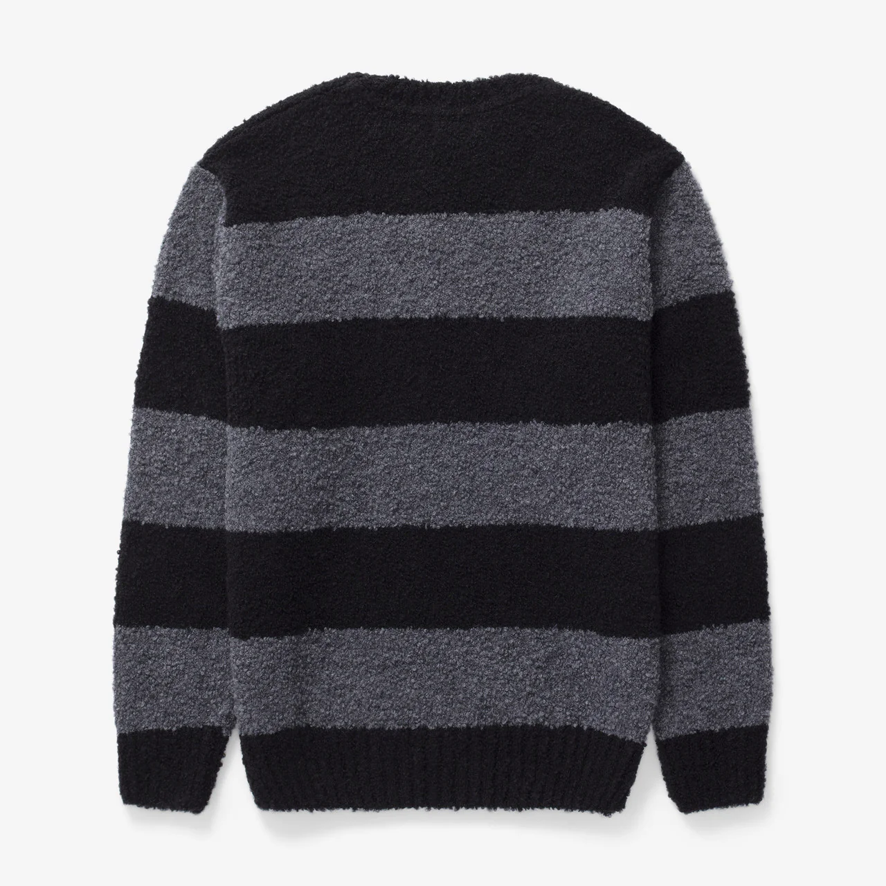 Striped Boucle Knit Crewneck - Image 2