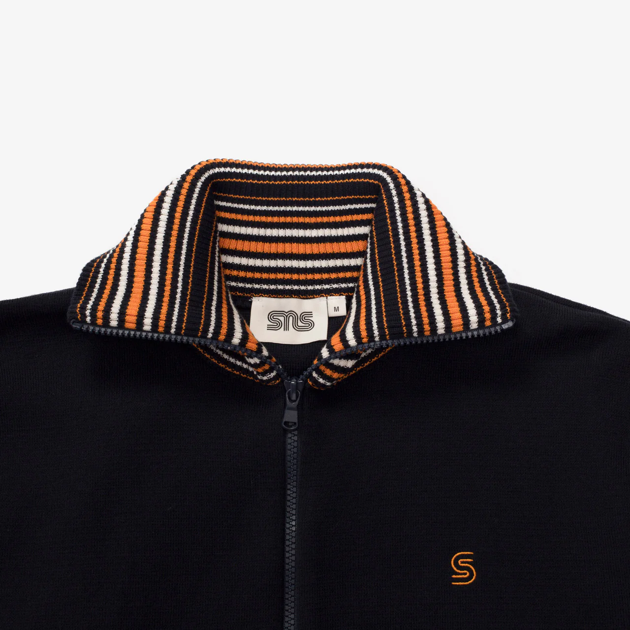 Zipped Knitted Track Jacket - Image 3